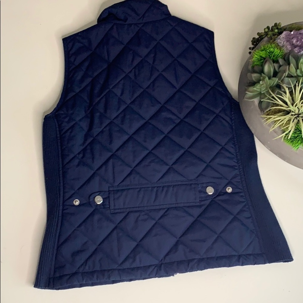 Ralph Lauren XS Kids Navy Quilted vest outerwear - Picture 3 of 7